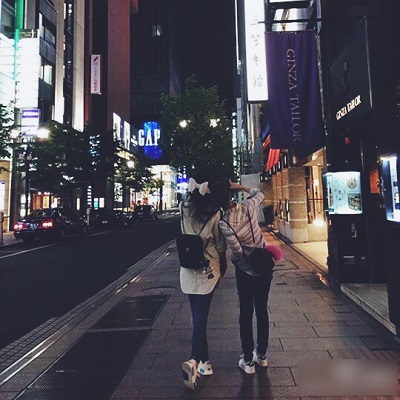 林心如舒淇日本度假   一個冷若冰霜一個笑靨如花